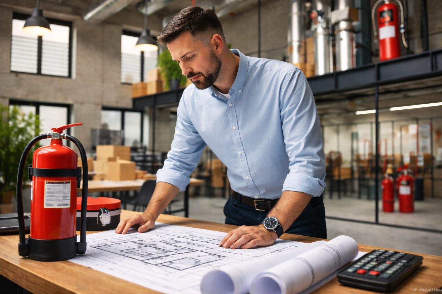 Brandschutzberatung – persönlicher Ansprechpartner vor dem Einsatzfahrzeug